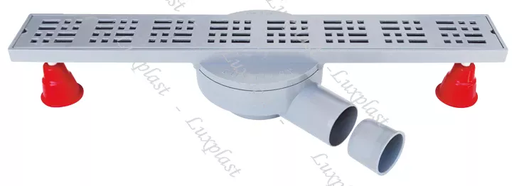 CANIVEAU DOUCHE PLASTIQUE 400 mm MODÈLE IRIS+